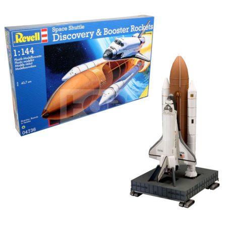 Revell - Space Shuttle Discovery & Booster Rockets 1:144 űrhajó makett 04736R