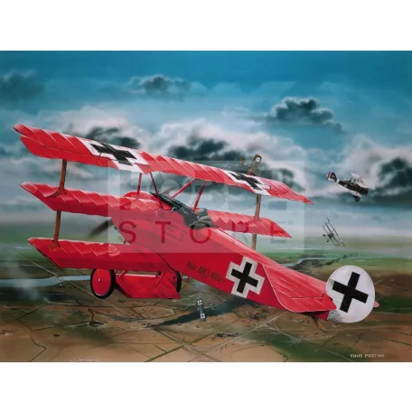 Revell Fokker Dr.1 Manfred von Richthofen 1:28 repülő makett 04744R