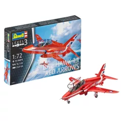   Revell - BAe Hawk T.1 Red Arrows 1:72 repülő makett  04921R