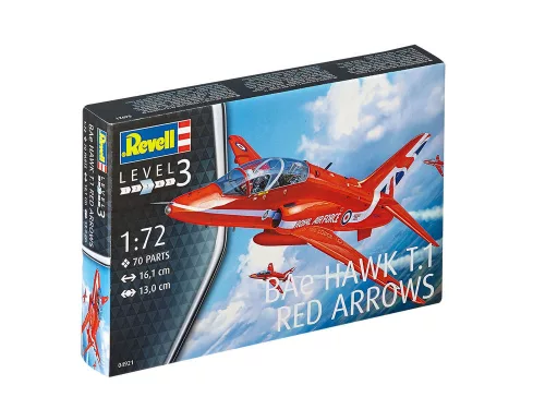 Revell BAe HAWK T.1 RED ARROWS – 1:72 repülőgép makett