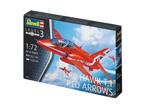 Revell BAe HAWK T.1 RED ARROWS – 1:72 repülőgép makett