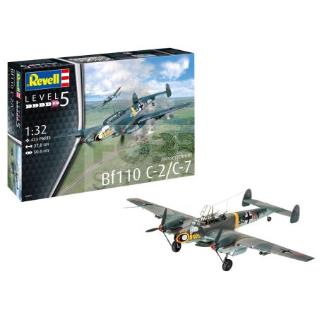 Revell Messerschmitt Bf110 C-7 1:32 repülő makett 04961R