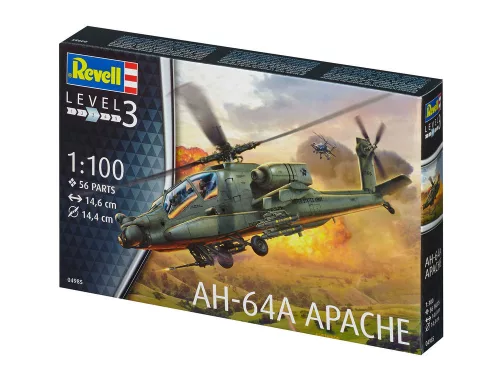 Revell AH-64A Apache – 1:100 helikopter makett