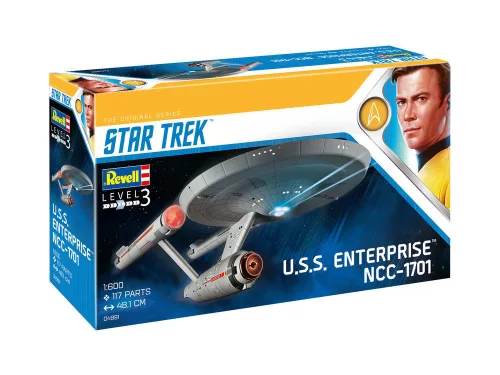 Revell U.S.S. Enterprise NCC-1701 (TOS) – 1:600 űrhajó makett