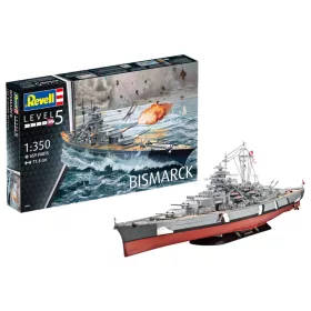 Revell Bismarck – 1:350 hadihajó makett