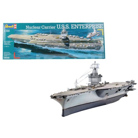 Revell Nuclear Carrier U.S.S. Enterprise 1:720 hajó makett 05046R