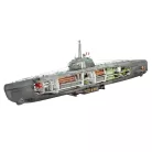 Revell German U-Boot Type XXI with interior 1:144 tengeralattjáró makett 05078R