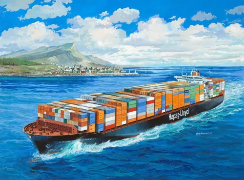 Revell Container Ship COLOMBO EXPRESS – 1:700 hajó makett