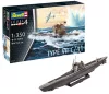Revell German Submarine Type VII C/41 – 1:350 tengeralattjáró makett