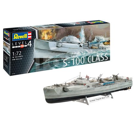 Revell German Fast Attack Craft S-100 1:72 hajó makett 05162R