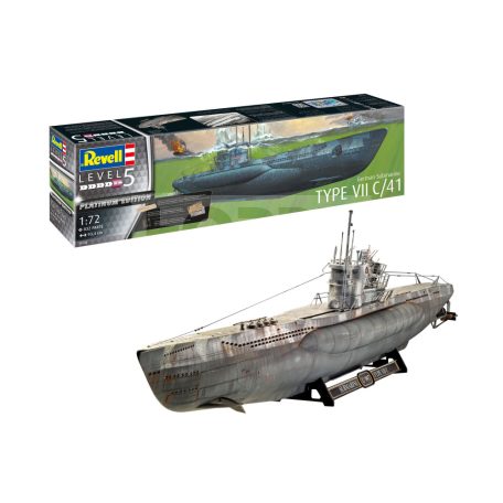 Revell German Submarine Type VII C/41 1:72 tengeralattjáró makett 05163R