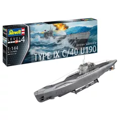   Revell German Submarine Type IX C/40 (U190) tengeralattjáró makett 05167R