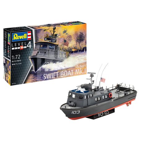 Revell US Navy SWIFT BOAT Mk.I 1:72 hajó makett 05176R