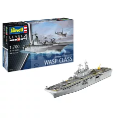   Revell Assault Carrier USS WASP CLASS 1:700 hajó makett 05178R