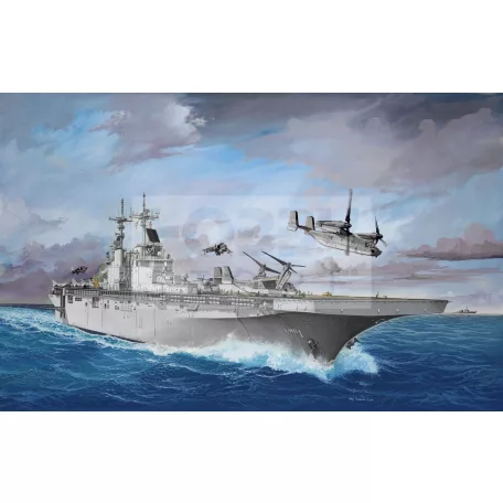 Revell Assault Carrier USS WASP CLASS 1:700 hajó makett 05178R
