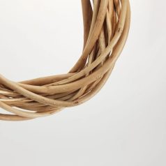   Natúr vessző koszorúalap 15 cm – ajtódísz és kreatív koszorúk készítéséhez