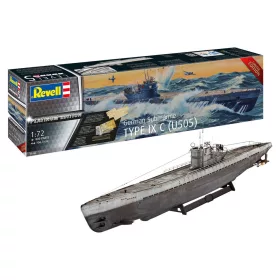 Revell Type IX C – 1:72 tengeralattjáró makett