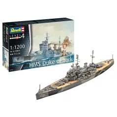   Revell Battleship HMS Duke of York 1:1200 hajó makett 05182R