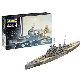 Revell HMS Duke of York – 1:1200 hadihajó makett