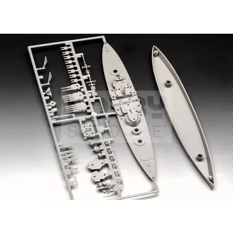 Revell Battleship HMS Duke of York 1:1200 hajó makett 05182R