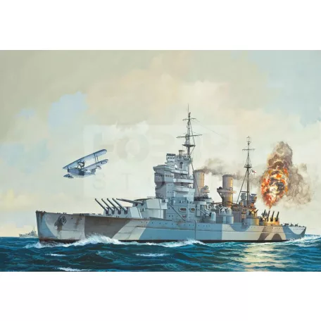 Revell Battleship HMS Duke of York 1:1200 hajó makett 05182R