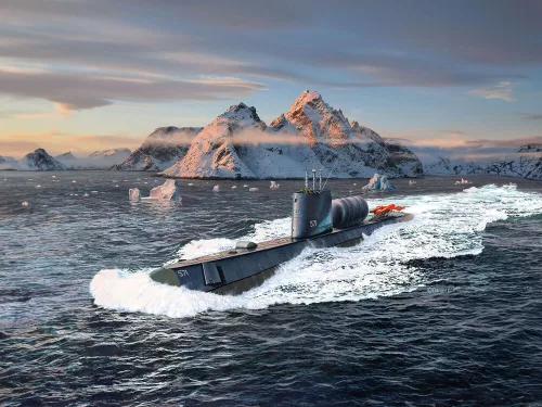 Revell U.S.S. Nautilus – 1:305 tengeralattjáró makett