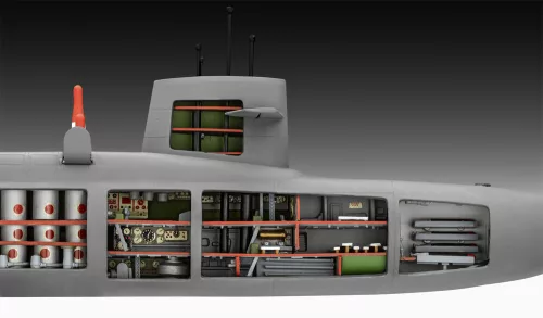 Revell S.S.B. Abraham Lincoln with Interior – 1:253 tengeralattjáró makett