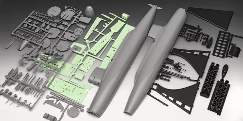 Revell S.S.B. Abraham Lincoln with Interior – 1:253 tengeralattjáró makett