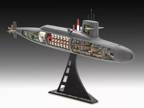 Revell S.S.B. Abraham Lincoln with Interior – 1:253 tengeralattjáró makett