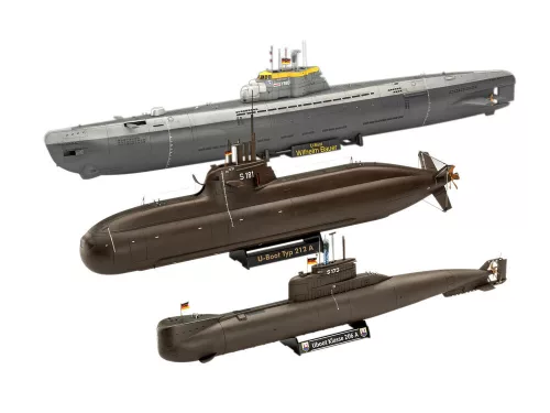 Revell 70 Years Bundeswehr: "Wilhelm Bauer", Type 206A, Class 2 – 1:144 tengeralattjáró makett