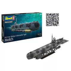   Revell German Midget Submarine Type Molch tengeralattjáró makett 05187R