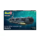 Revell German Midget Submarine Type Molch tengeralattjáró makett 05187R