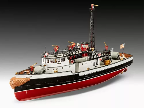 Revell The Firefighter – 1:87 tűzoltóhajó makett