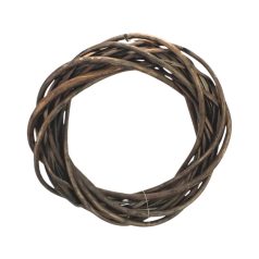   Natúr barna vessző koszorúalap 20 cm – ajtódísz és koszorúk készítéséhez