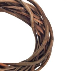   Natúr barna vessző koszorúalap 20 cm – ajtódísz és koszorúk készítéséhez