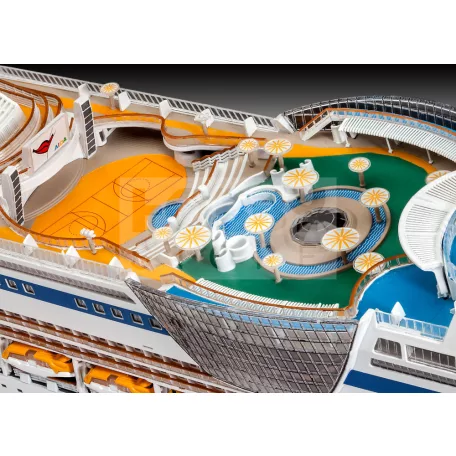 Revell - Cruiser Ship AIDA - AIDAblu, AIDAsol, AIDAmar, AIDAstella 1:400 hajó makett 05230R