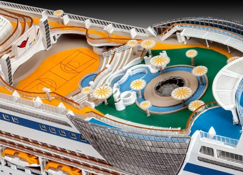 Revell Cruiser Ship AIDA – 1:400 hajó makett
