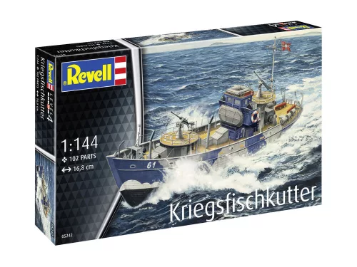 Revell KFK (Kriegsfischkutter) – 1:144 hadihajó makett