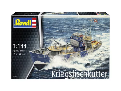 Revell KFK (Kriegsfischkutter) – 1:144 hadihajó makett