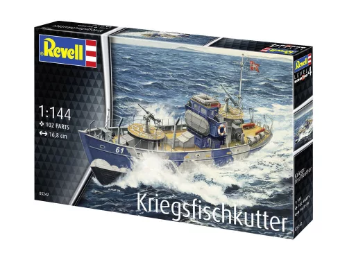 Revell KFK (Kriegsfischkutter) – 1:144 hadihajó makett