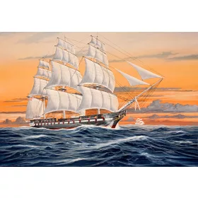   Revell Gift Set USS Constitution (250 Years U.S. Navy / Sail 2025) – 1:96 vitorláshajó makett