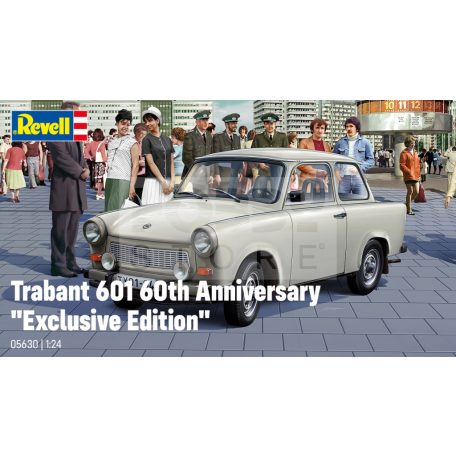 Revell 60th Anniversary Trabant 601 Exclusive Edition 1:24 autó makett 05630R