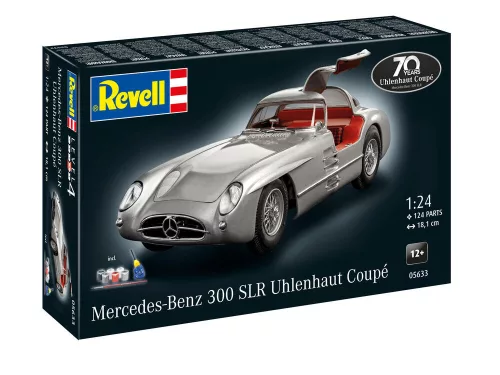 Revell Gift Set Mercedes-Benz 300 SLR (70th Anniversary) – 1:24 versenyautó makett