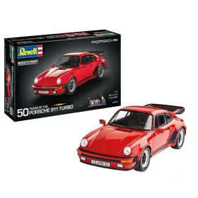   Revell Gift Set Porsche 911 Turbo (50th Anniversary) – 1:24 autó makett