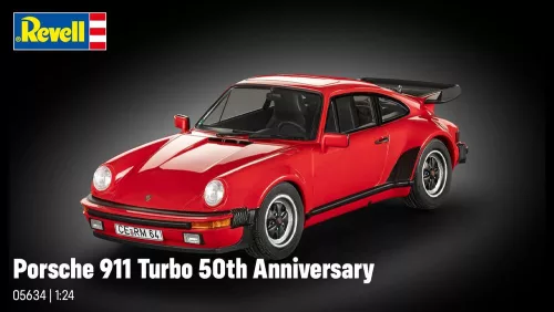 Revell Gift Set Porsche 911 Turbo (50th Anniversary) – 1:24 autó makett