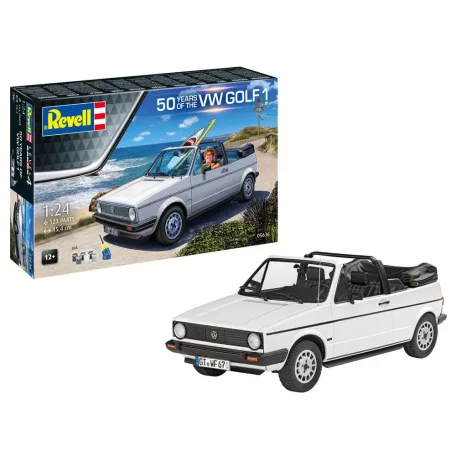 Revell Gift Set 50 Years of the VW Golf 1:24 autó makett 05636R