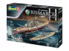 Revell Gift Set The Legendary Bismarck – 1:700 hadihajó makett