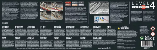 Revell Gift Set The Legendary Bismarck – 1:700 hadihajó makett