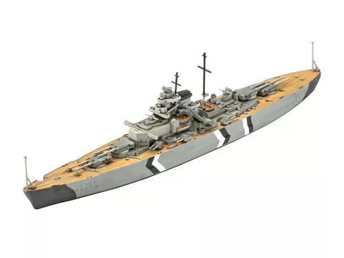 Revell Gift Set The Legendary Bismarck – 1:700 hadihajó makett