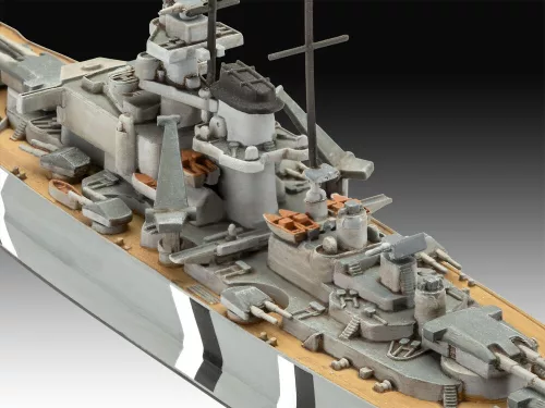 Revell Gift Set The Legendary Bismarck – 1:700 hadihajó makett